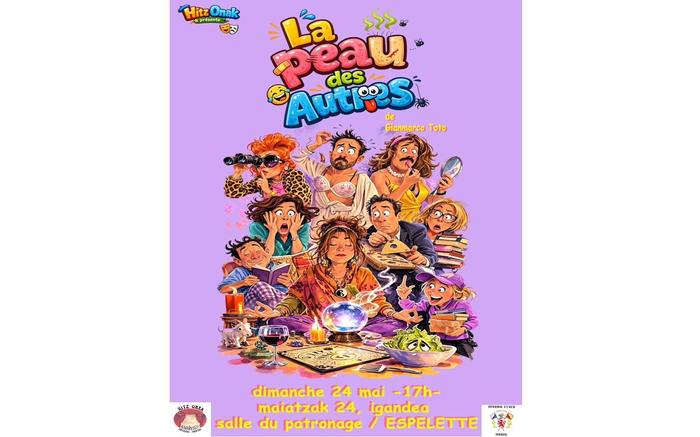 Pièce de théâtre Dans la peau des autres  Espelette