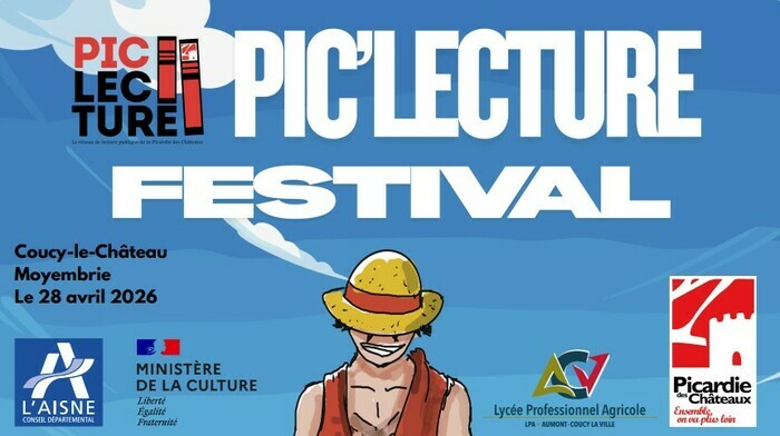 Podcast littéraire - Du numérique sur le Festival Pic'Lecture Domaine de Moyembrie Coucy-le-Château-Auffrique