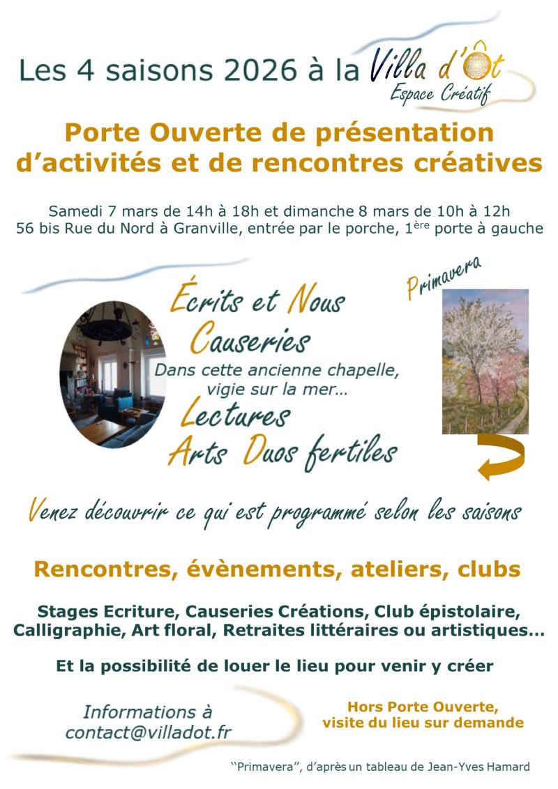 Porte ouverte à la Villa d'ÔT