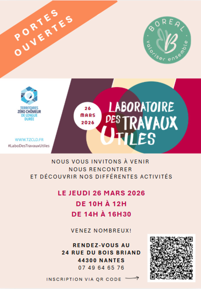 PORTES OUVERTES BOREAL LE JEUDI 26 MARS 2026 BOREAL