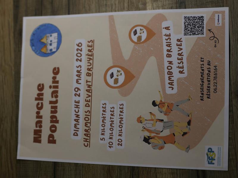 Première marche populaire Grande Rue Charmois-devant-Bruyères 2026-03-29