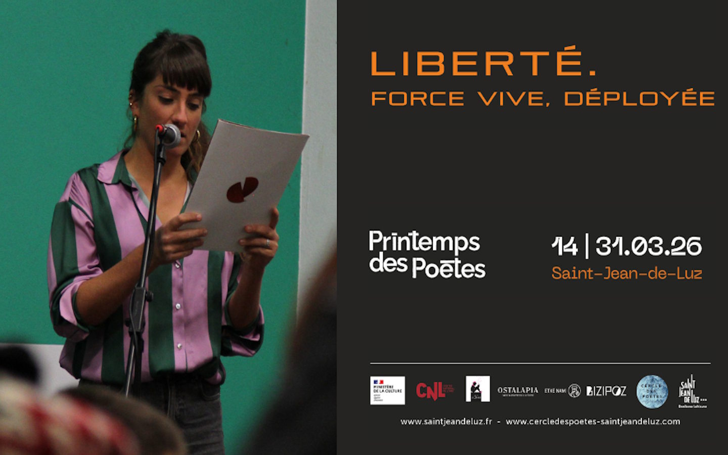 Printemps des Poètes 2026 Soirée live Bertsolari & Txalaparta Place Louis XIV Saint-Jean-de-Luz 2026-03-27