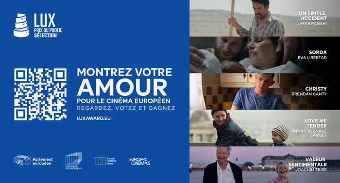 Prix Lux 2026 : projection du film "Love me Tender" Cinéma des Cinéastes Paris