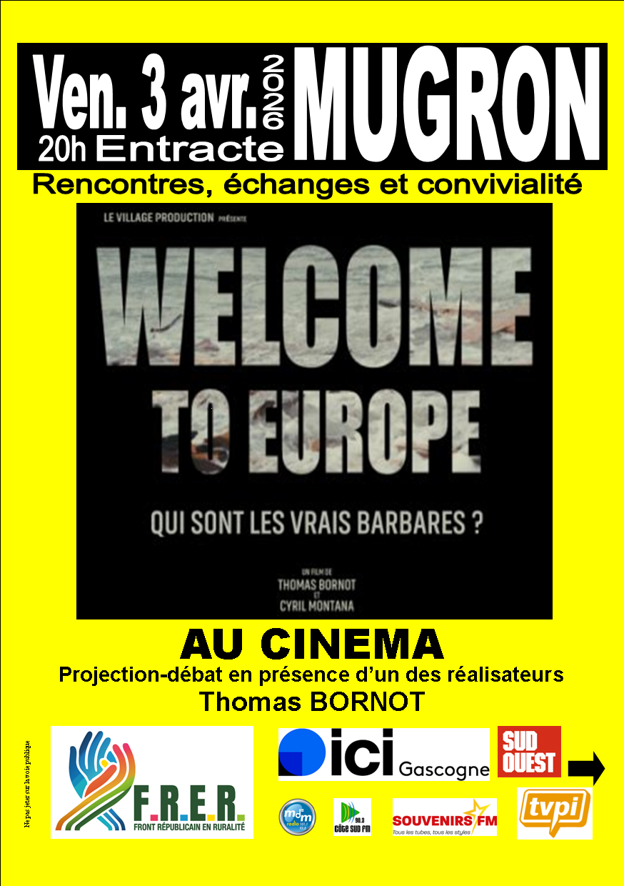 Projection débat film WELCOME TO EUROPE