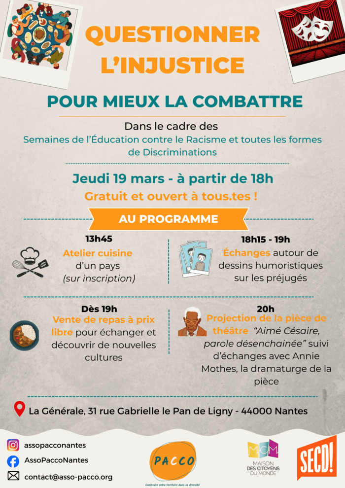 Questionner l'injustice avec PACCO Caserne Mellinet/La Générale Nantes