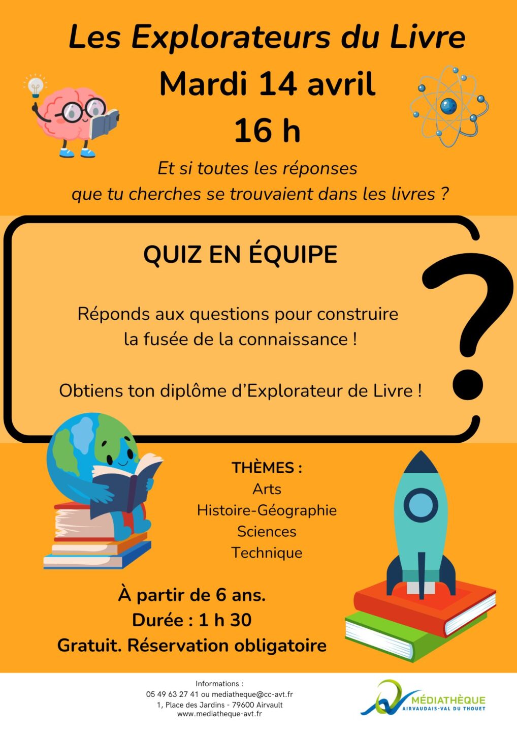 Quiz en équipe à la Médiathèque 1