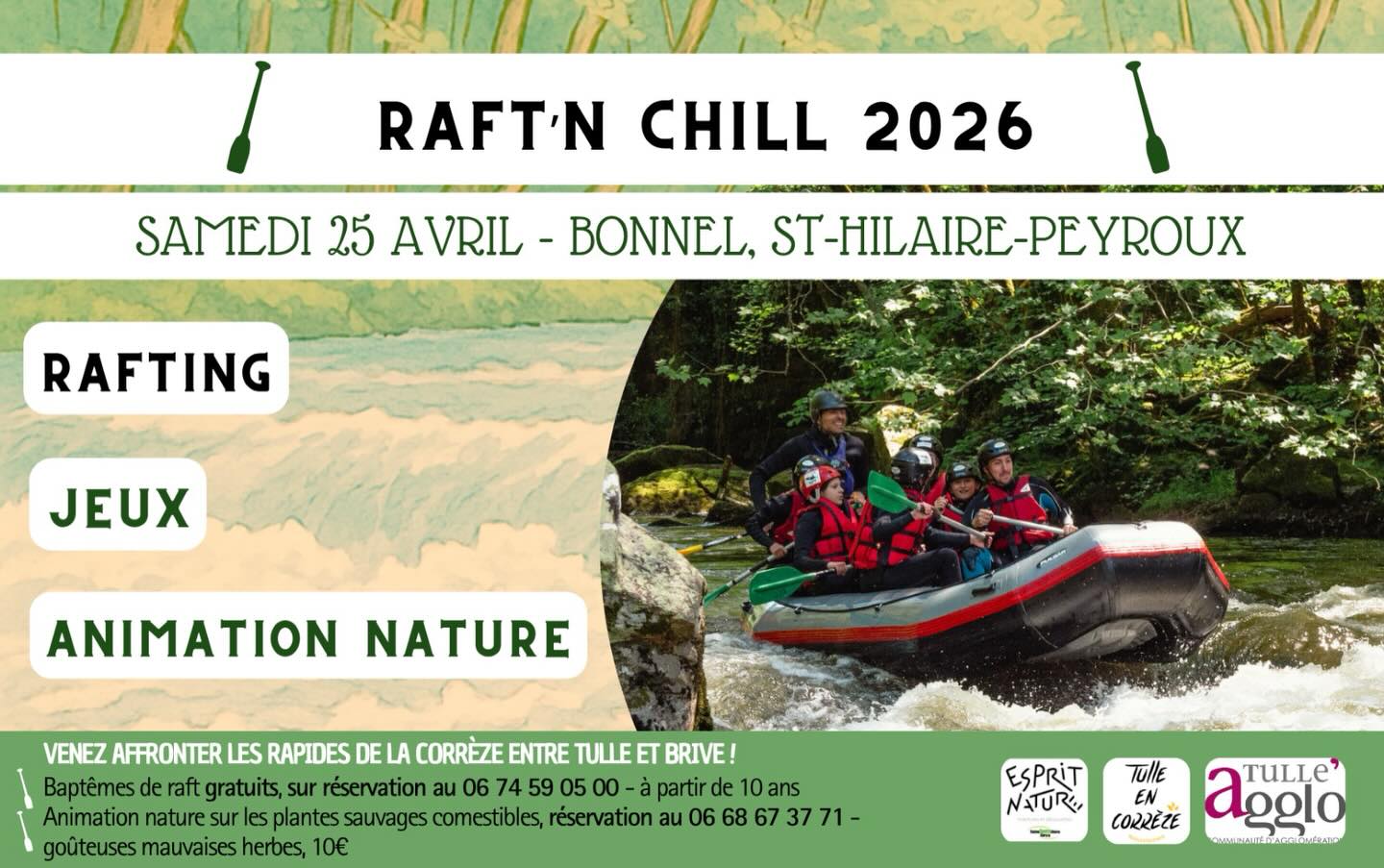Raft&rsquo;N Chill 2026  Saint-Hilaire-Peyroux