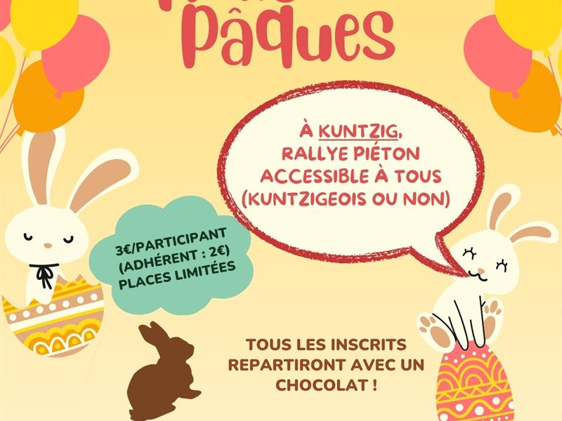 Rallye de Pâques 15 rue des romains Kuntzig 2026-04-06