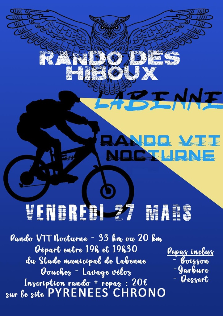 Rando des Hiboux Stade municipal Labenne 2026-03-27