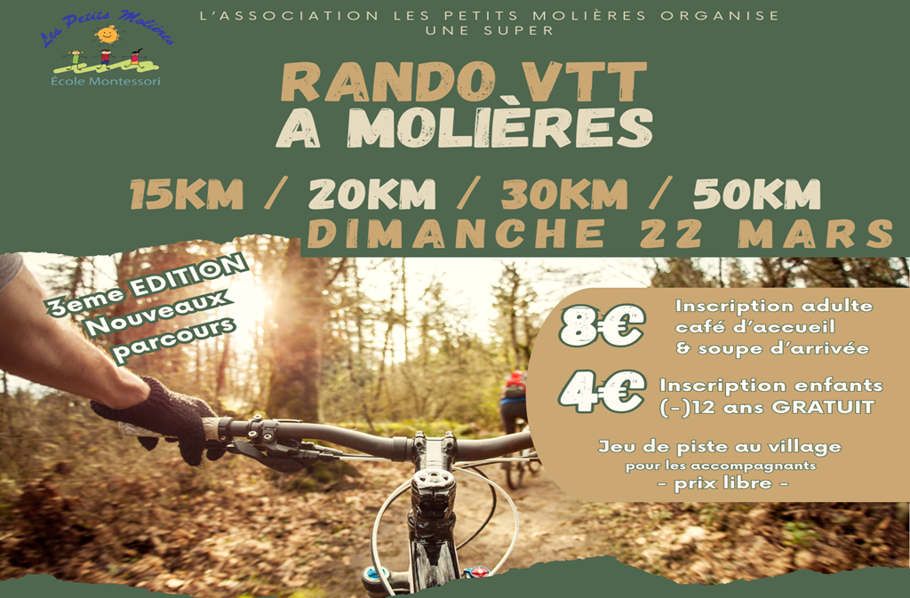 Rando VTT à Molières  Molières 2026-03-22