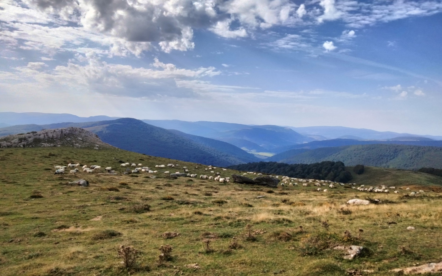 Randonnée acccompagnée Mendi Gaiak rencontre avec Pauline
