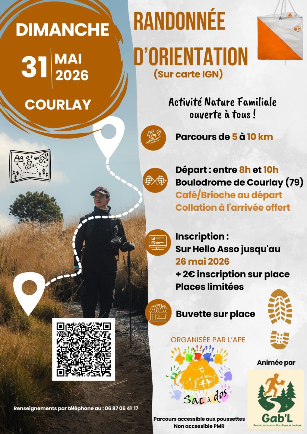 Randonnée d'orientation Boulodrome Courlay 2026-05-31