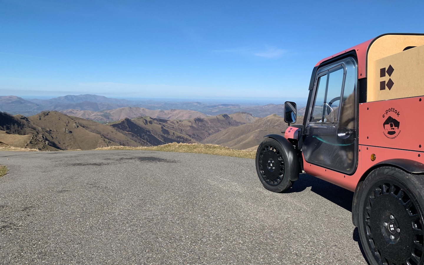 Randonnée en quadricycle électrique à Iraty