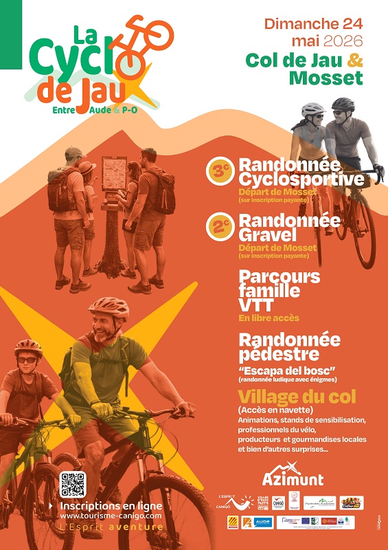 RANDONNEE LA CYCLO DE JAU  Mosset 2026-05-24