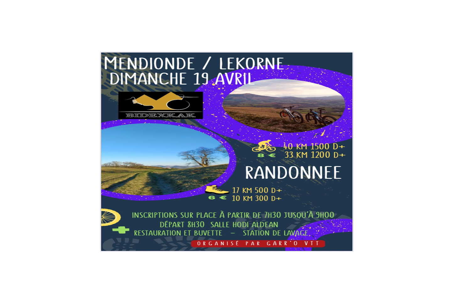 Randonnée  Mendionde