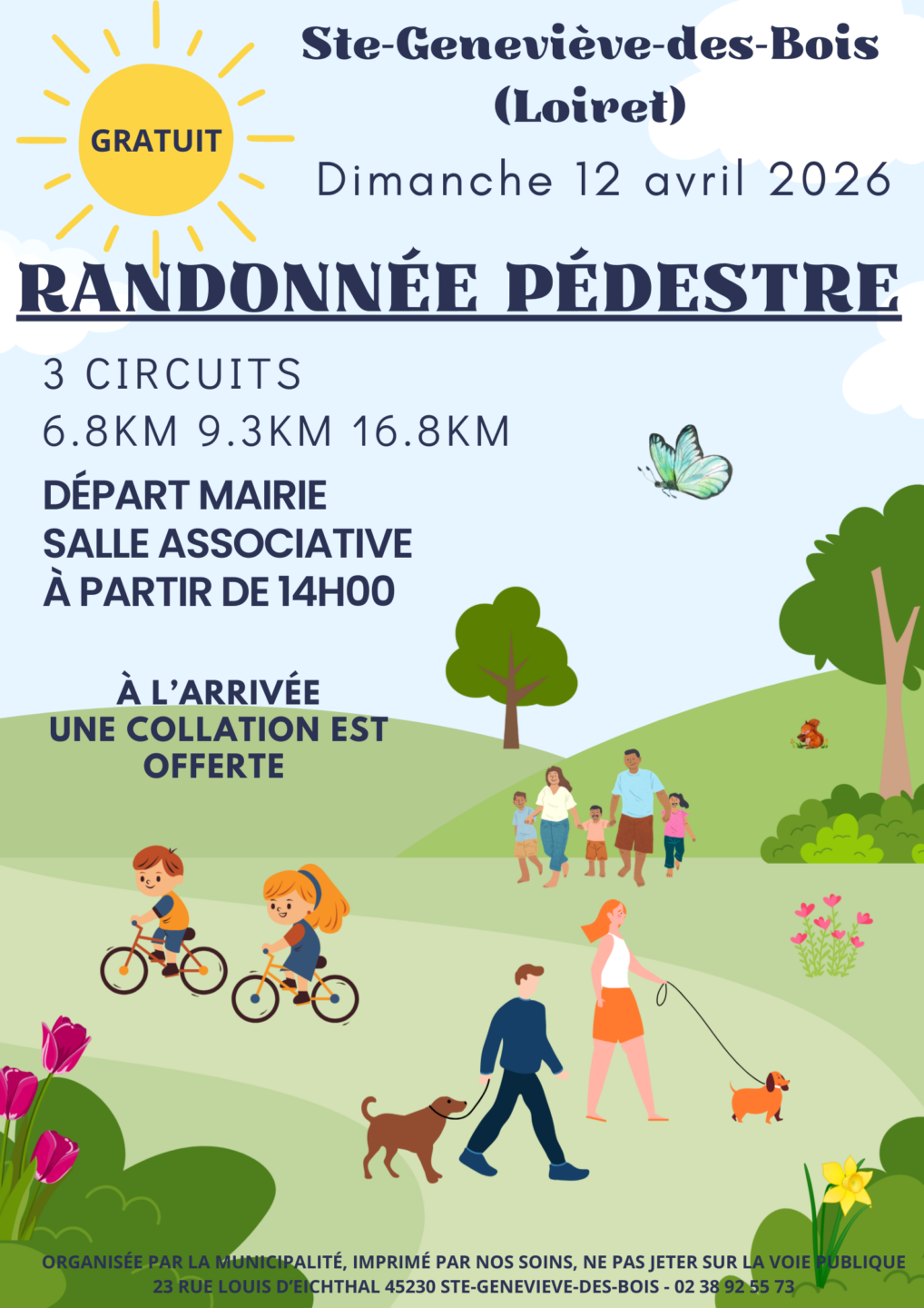 Randonnée pédestre 23 Rue Louis d'Eichthal Sainte-Geneviève-des-Bois 2026-04-12