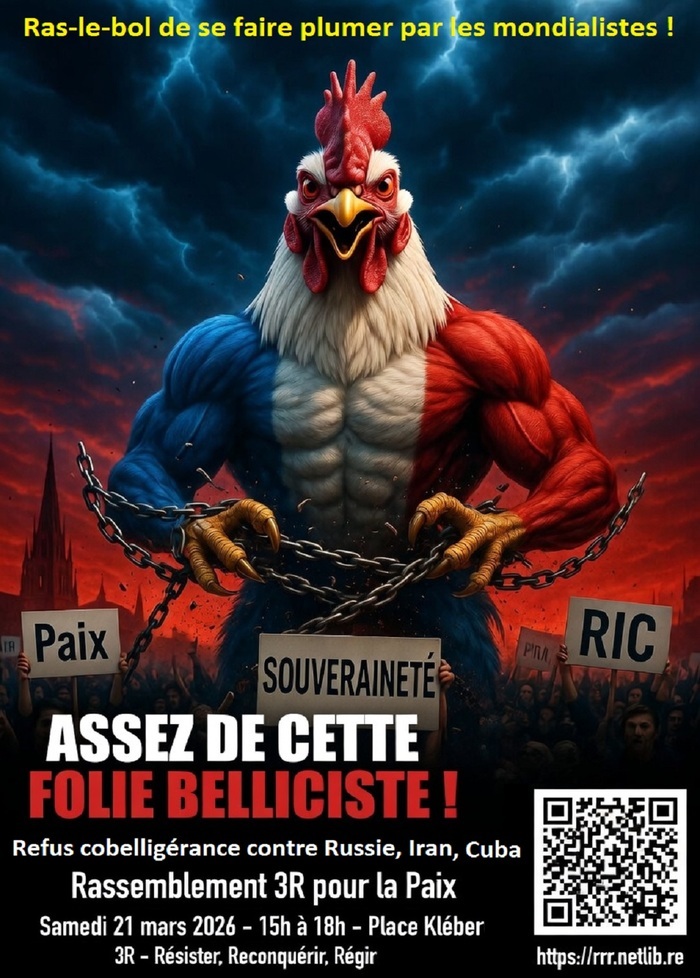 Rassemblement 3R pour la Paix et la Souveraineté Place Kléber à Strasbourg Strasbourg
