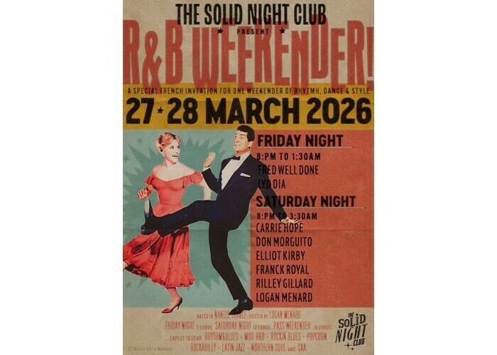 R&B Weekender - Pannonica reçoit The Solid Night Club Salle Pannonica Nantes