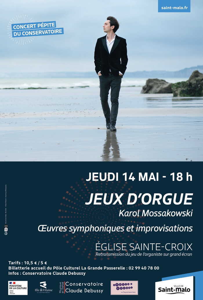 Récital : Jeux d'orgue Eglise Sainte-Croix Saint-Malo