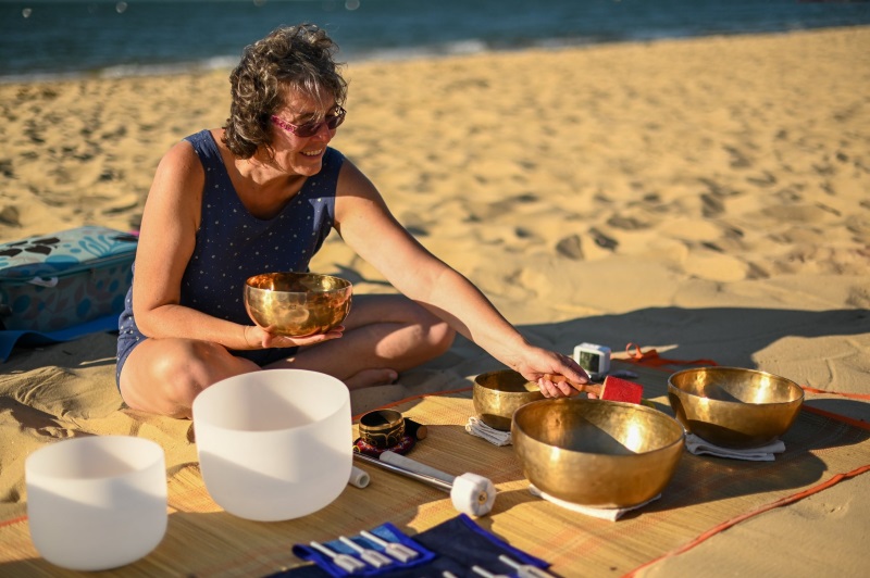 Relaxation sonore au coucher du soleil Port du Teich Le Teich 2026-05-20