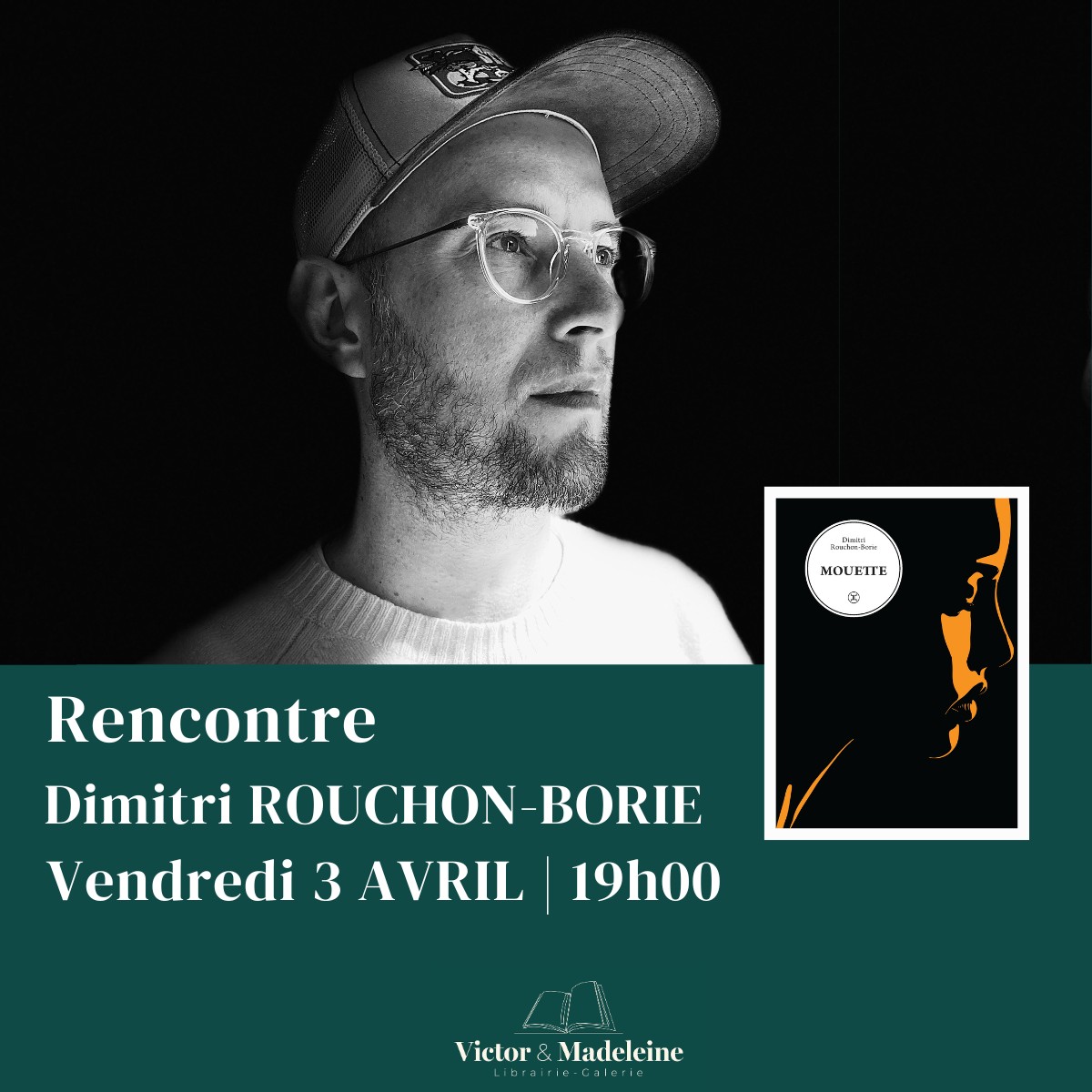 RENCONTRE À LA LIBRAIRIE VICTOR & MADELEINE DE DIMITRI ROUCHON-BORIE 56 Promenade de la Côte Vermeille Canet-en-Roussillon 2026-04-03