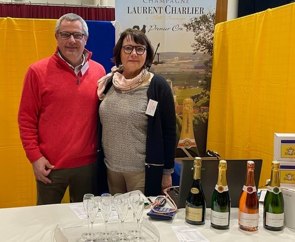 Rencontre avec des producteurs de champagne passionnés Laurent et Sandrine Charlier Saint-Hilaire-Luc 2026-05-02