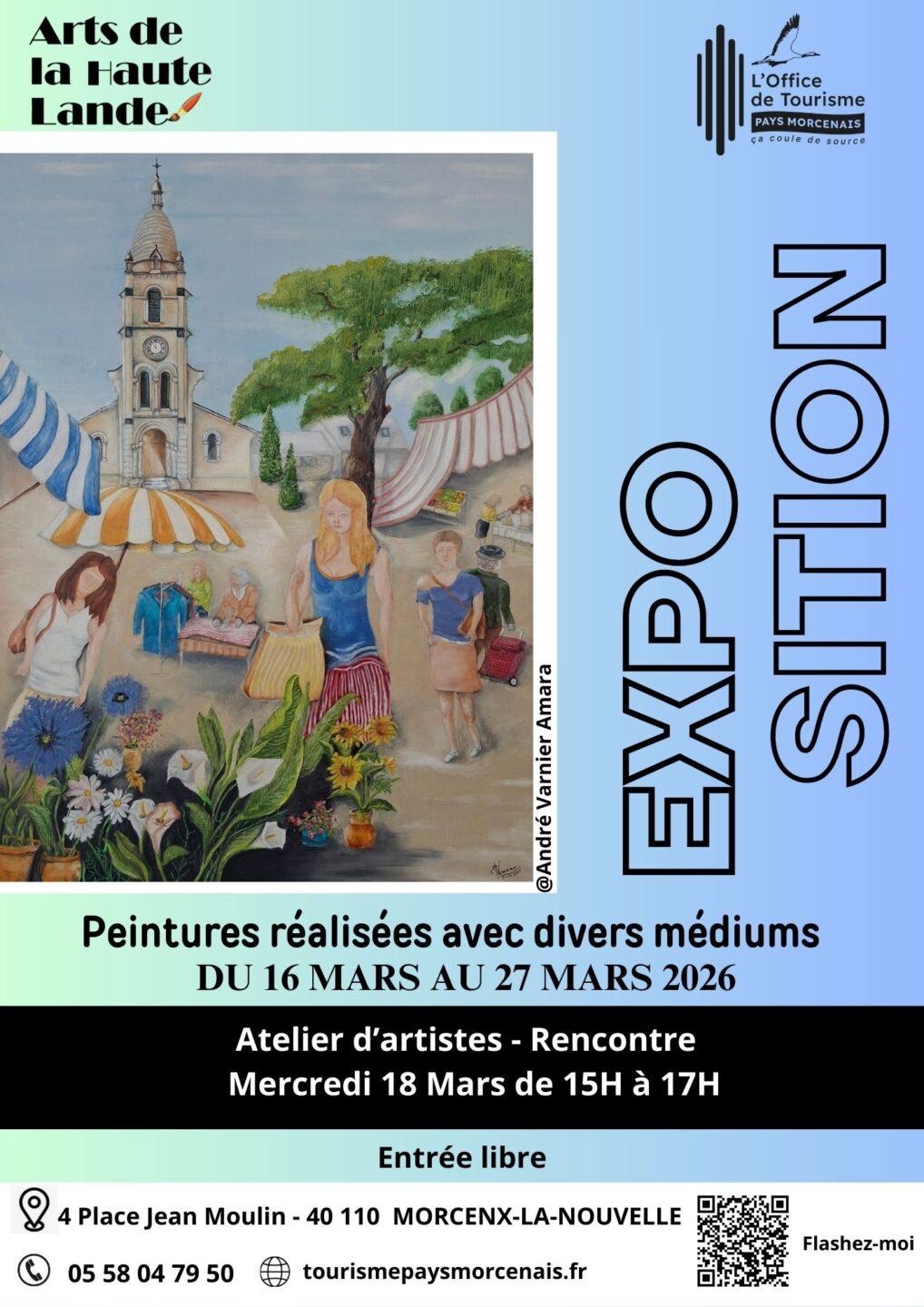 Rencontre avec les artistes de l'association Arts de la Haute Lande 4 place jean moulin Morcenx-la-Nouvelle 2026-03-18