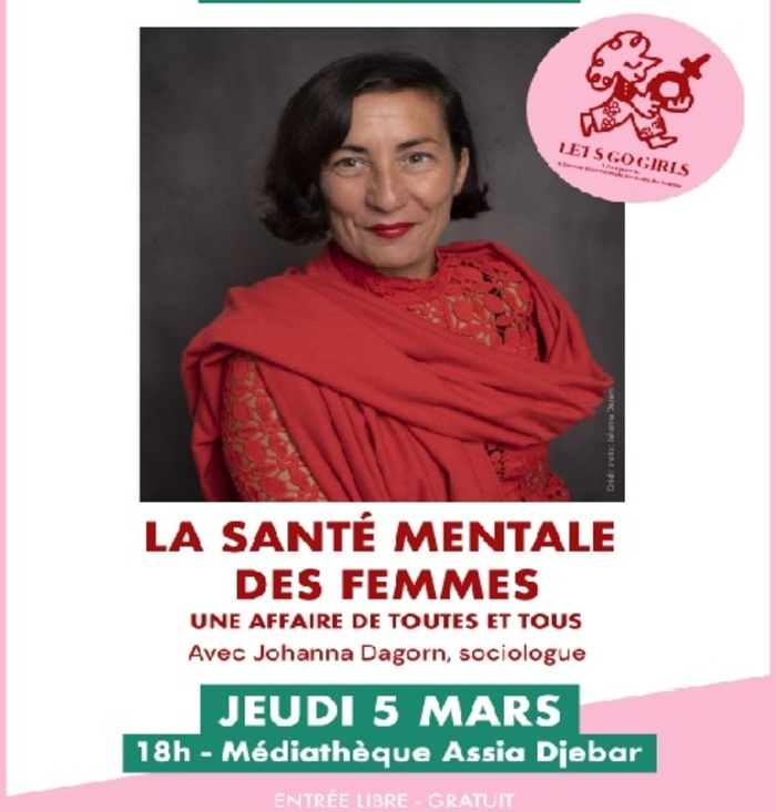 Rencontre : La santé mentale des femmes. Une affaire de toutes et tous. Médiathèque Assia Djebar Blanquefort