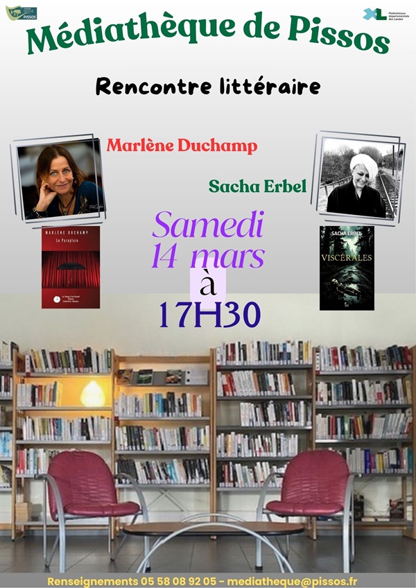 Rencontre littéraire 52 route de Daugnague Pissos 2026-03-14