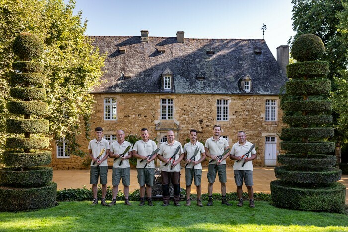 Rencontres avec les jardiniers d’Eyrignac Manoir d'Eyrignac et ses jardins Salignac-Eyvigues