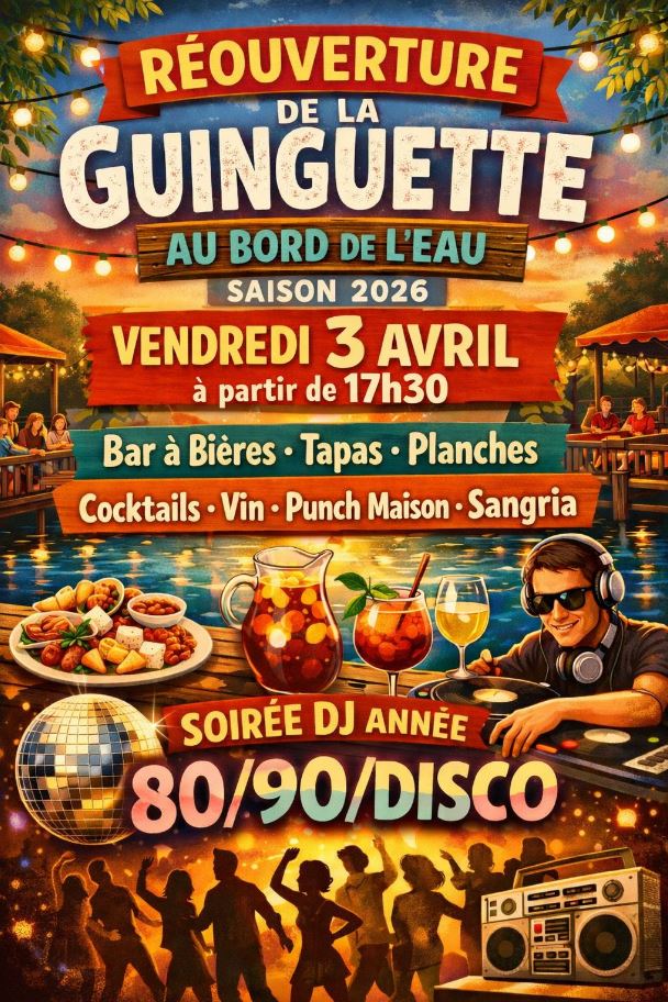 Réouverture du CARPO BAR du Carpoguinguette Rue des Carrières Saint-Pantaléon-de-Larche 2026-04-03