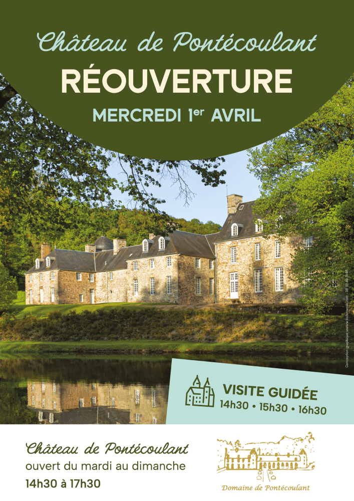 Réouverture du Château de Pontécoulant D298 Pontécoulant 2026-04-01