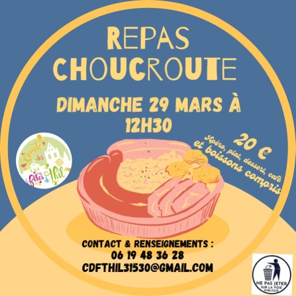 REPAS CHOUCROUTE Thil 2026-03-29