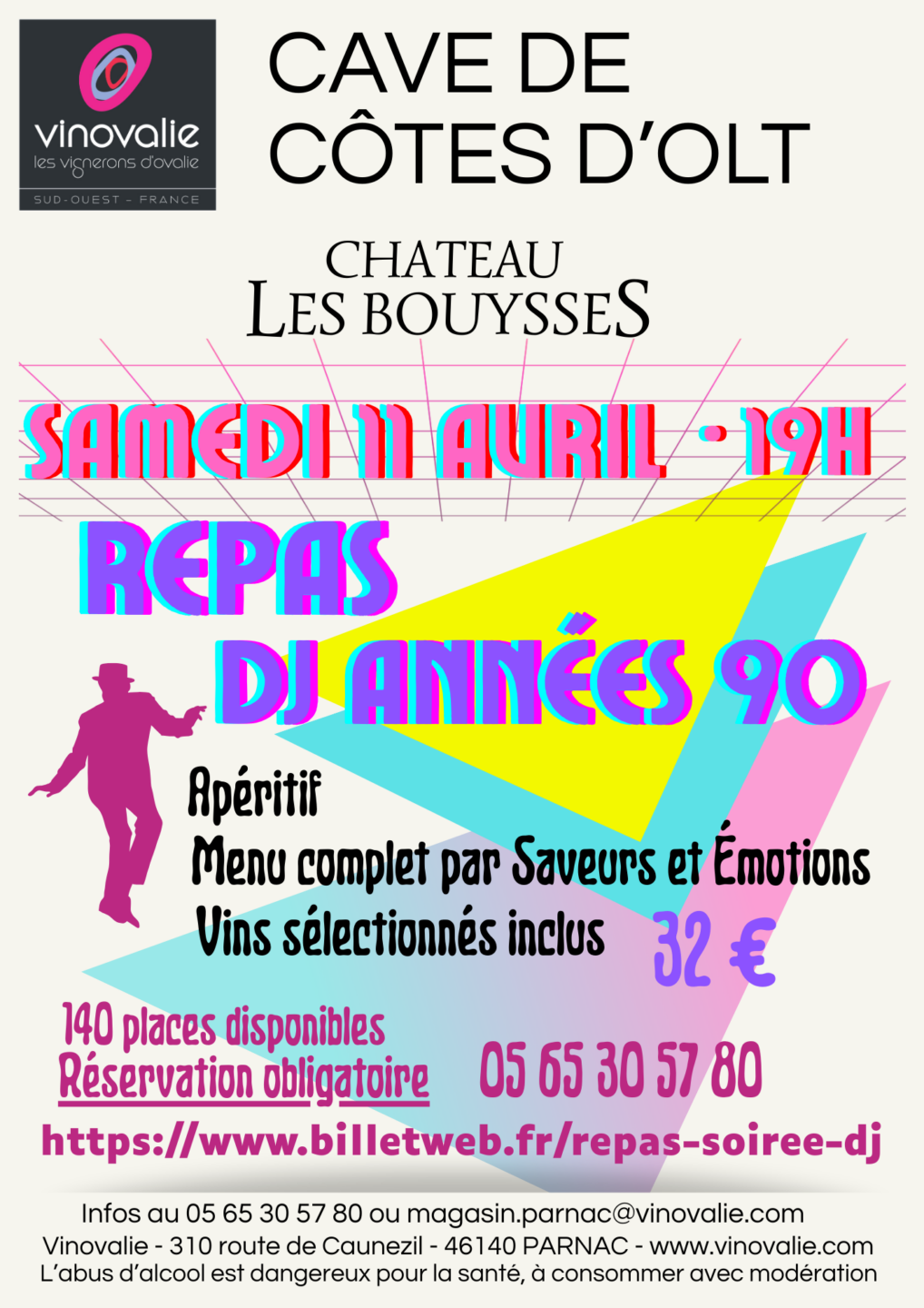 Repas et soirée DJ année 90  Mercuès 2026-04-11