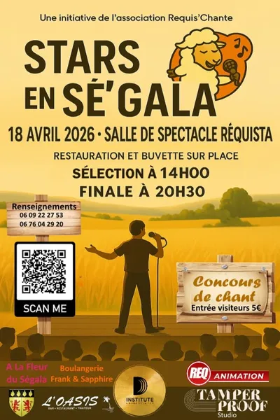 RÉQUIS'CHANTE concours STARS en SÉ'GALA Réquista 2026-04-18
