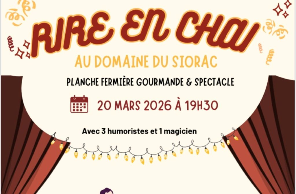 Rire en chai | Domaine du Siorac 617 Route de Bergerac Saint-Aubin-de-Cadelech 2026-03-20