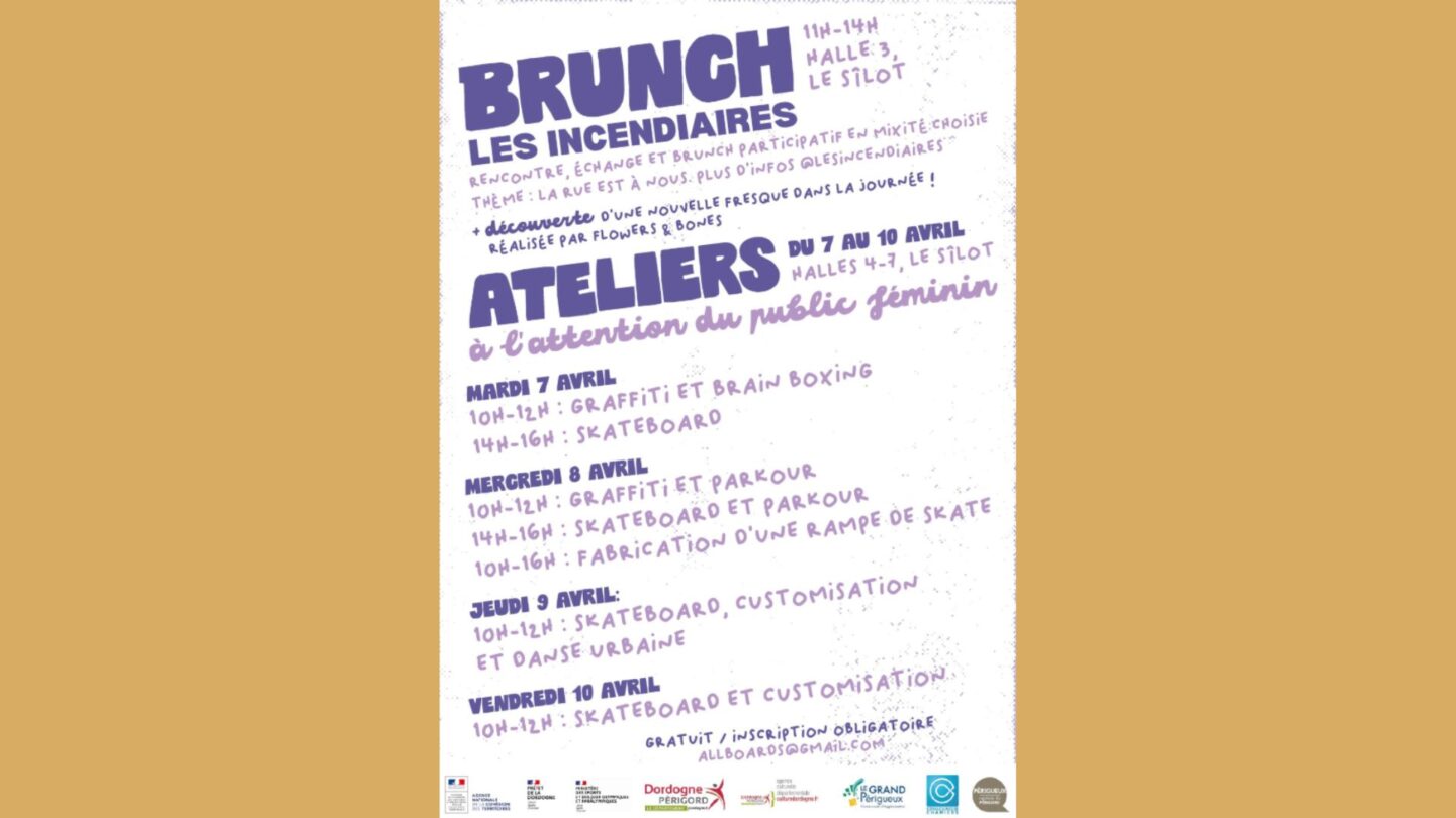 Rollin’Girlz Fest Brunch et Ateliers Le Sîlot Coulounieix-Chamiers 2026-04-07