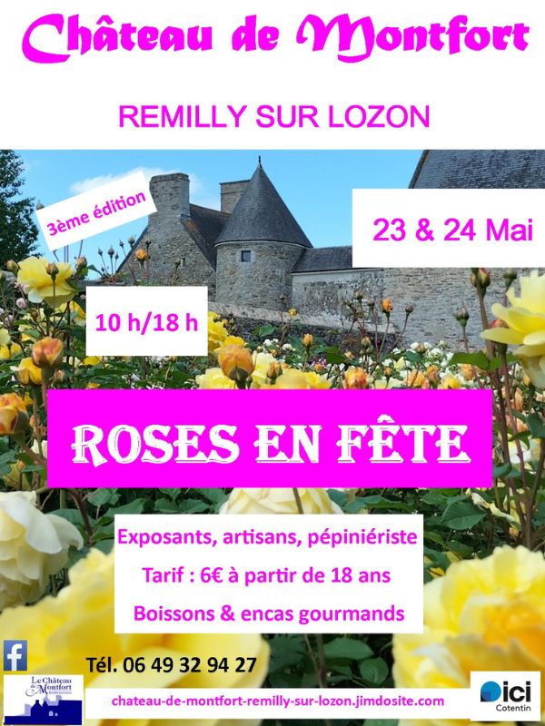 Roses en fête Remilly-sur-Lozon Remilly Les Marais