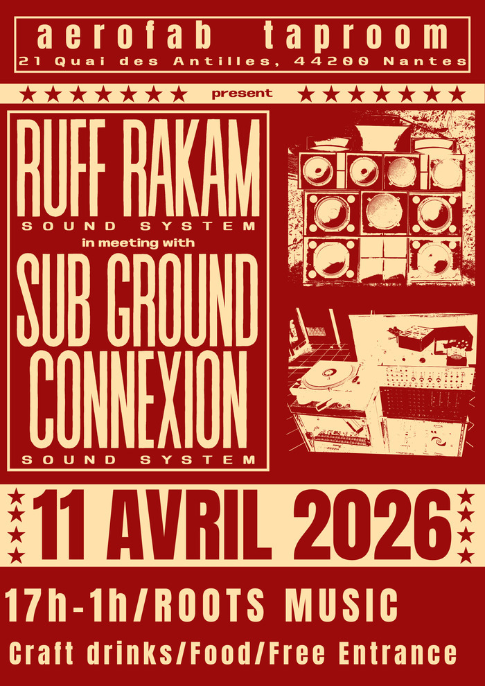 Ruff Rakam Sound System in meeting with Sub Ground Connexion Taproom Aerofab