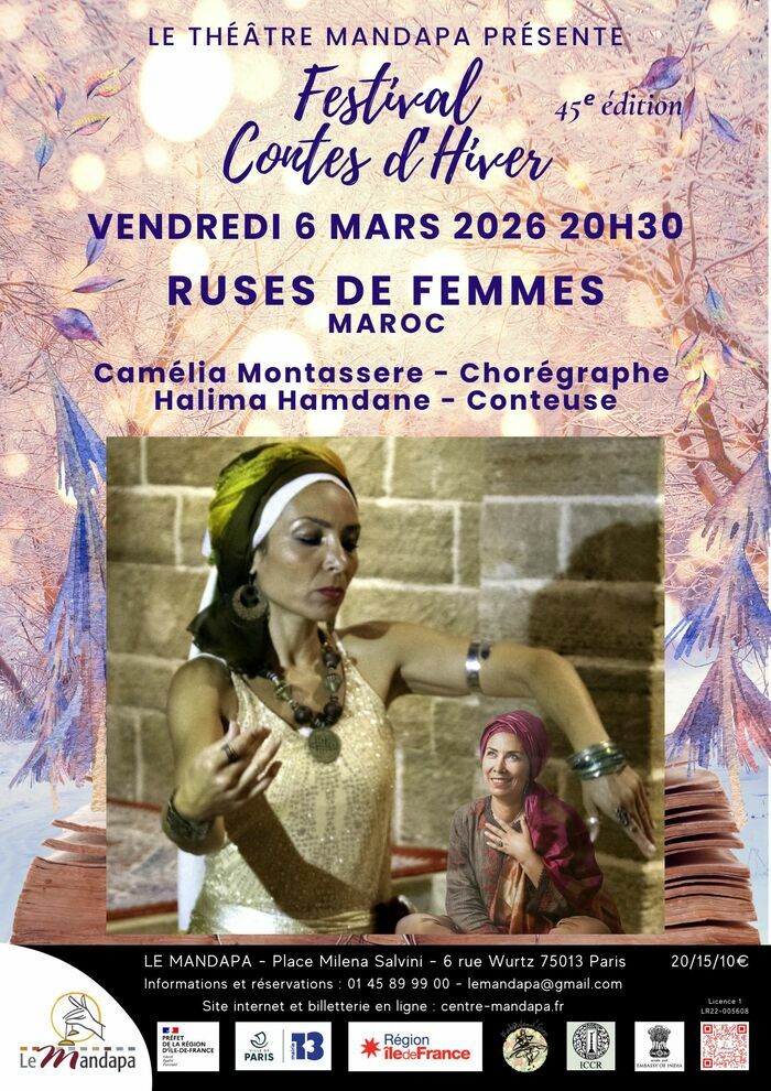 Ruses de Femmes - Maroc - Conte dansé Théâtre Mandapa Paris
