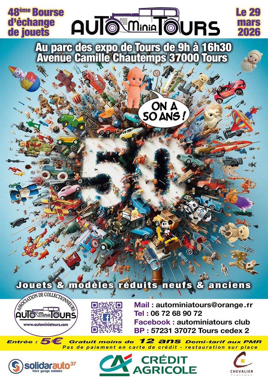 Salon Autominiatours Avenue Camille Chautemps Tours 2026-03-29