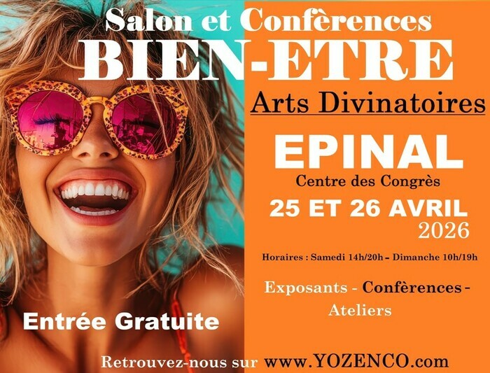 Salon Bien-être et Arts Divinatoires "Yozenco" au Centre des Congrès à Epinal Epinal Jeuxey