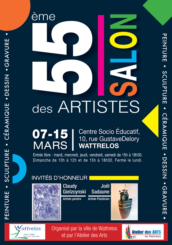 Salon des Artistes Centre Socio-Éducatif Wattrelos Salon des Artistes Centre Socio-Éducatif Wattrelos