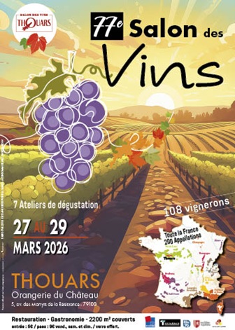 Salon des Vins Avenue des Martyrs de la Résistance Thouars 2026-03-27