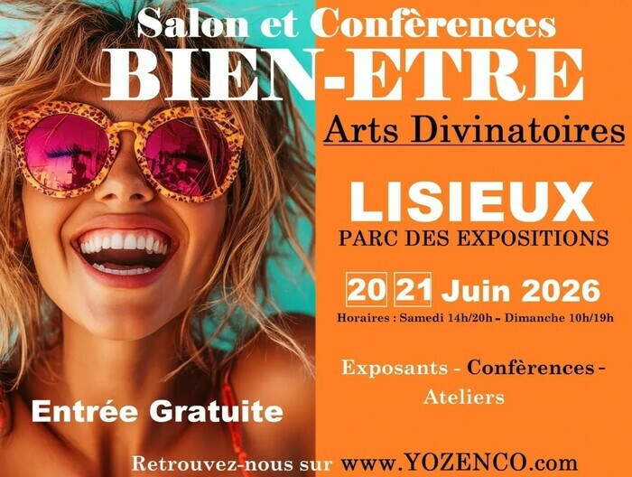 Salon du Bien-être et des Arts Divinatoires “Yozenco” au Parc des Expositions à Lisieux Lisieux Glos
