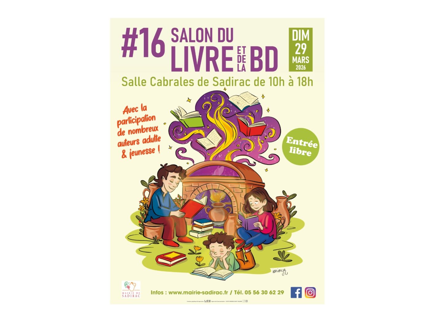 Salon du livre et de la BD de Sadirac 8 route de Saint-Caprais Sadirac 2026-03-29