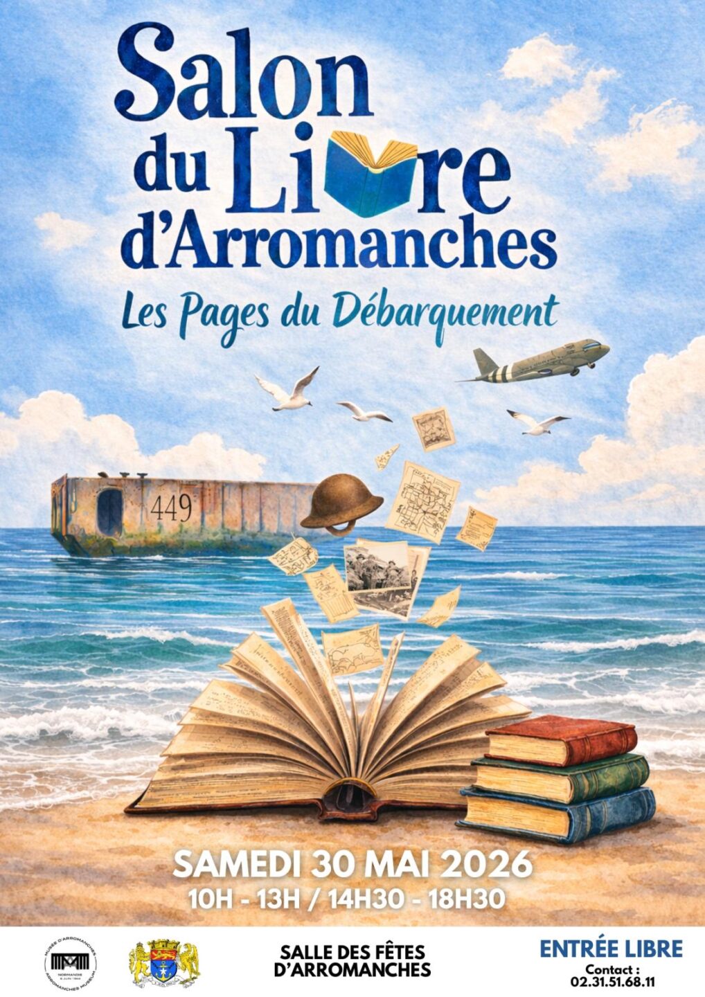 Salon du livre Les Pages du Débarquement 11