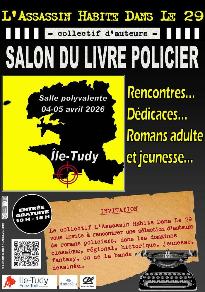 Salon du Livre Policier de L'Île-Tudy 2026 Salle polyvalente Île-Tudy
