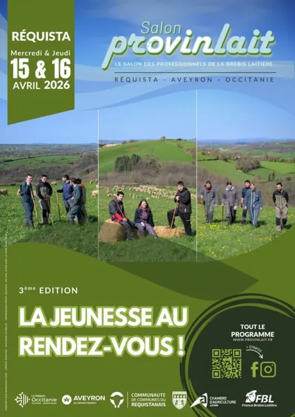 Salon PROVINLAIT 3eme édition Marché ovin Réquista 2026-04-14