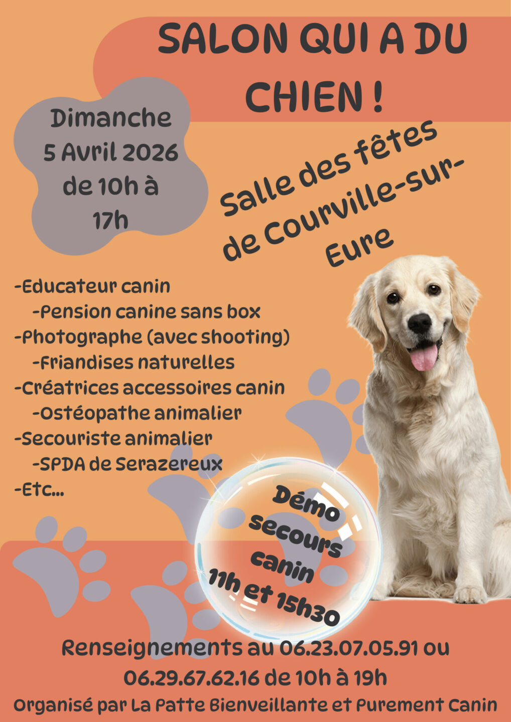 Salon qui a du chien Rue Pannard Courville-sur-Eure 2026-04-05